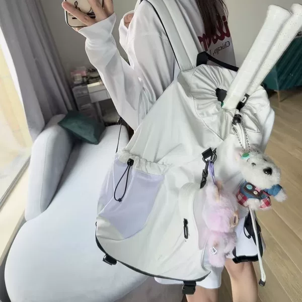 2026 new W embroidered second-generation original sports backpack, set of two, with separate compartments for dry and wet items, tennis bag, unisex