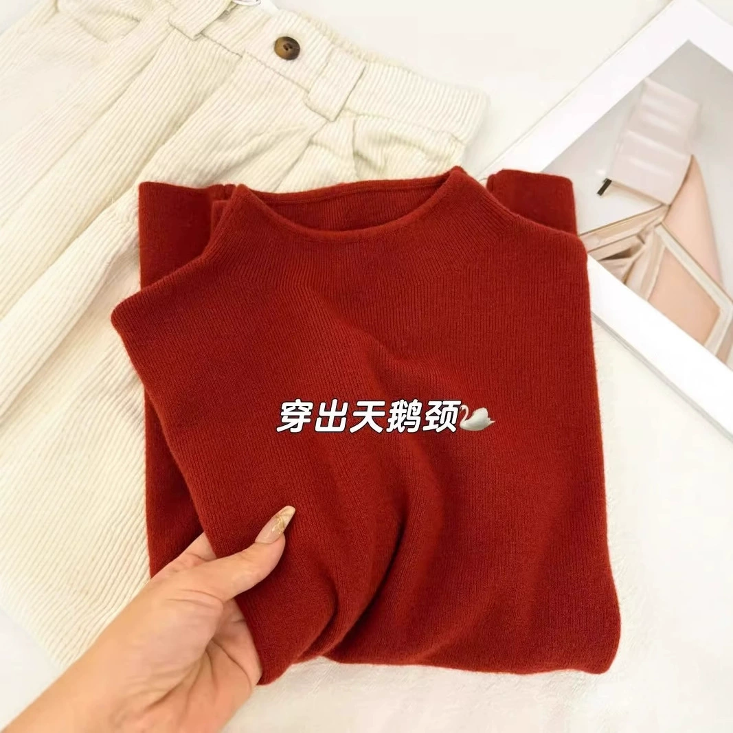 Вязаный базовый свитер, комфортный для тела, one size, мягкий повседневный слой