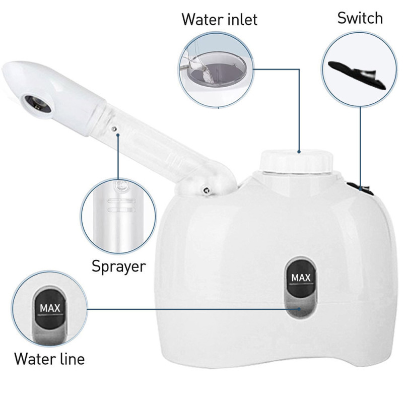 新型顔蒸し器家庭用顔蒸し器ナノ補水噴霧器携帯噴霧器ミニデスクトップ加湿器|undefined
