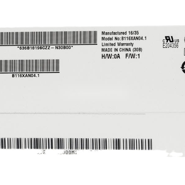 原装现货出售B116XAN04.1拍前请联系客服确认型号和参数