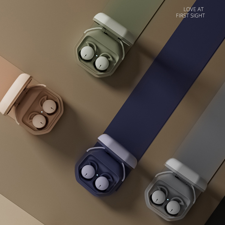 2025 新しいワイヤレス Bluetooth ヘッドセットノイズリダクション睡眠ヘッドセットミニインイヤー長時間着用無痛長いバッテリー寿命プライベートモデル|undefined