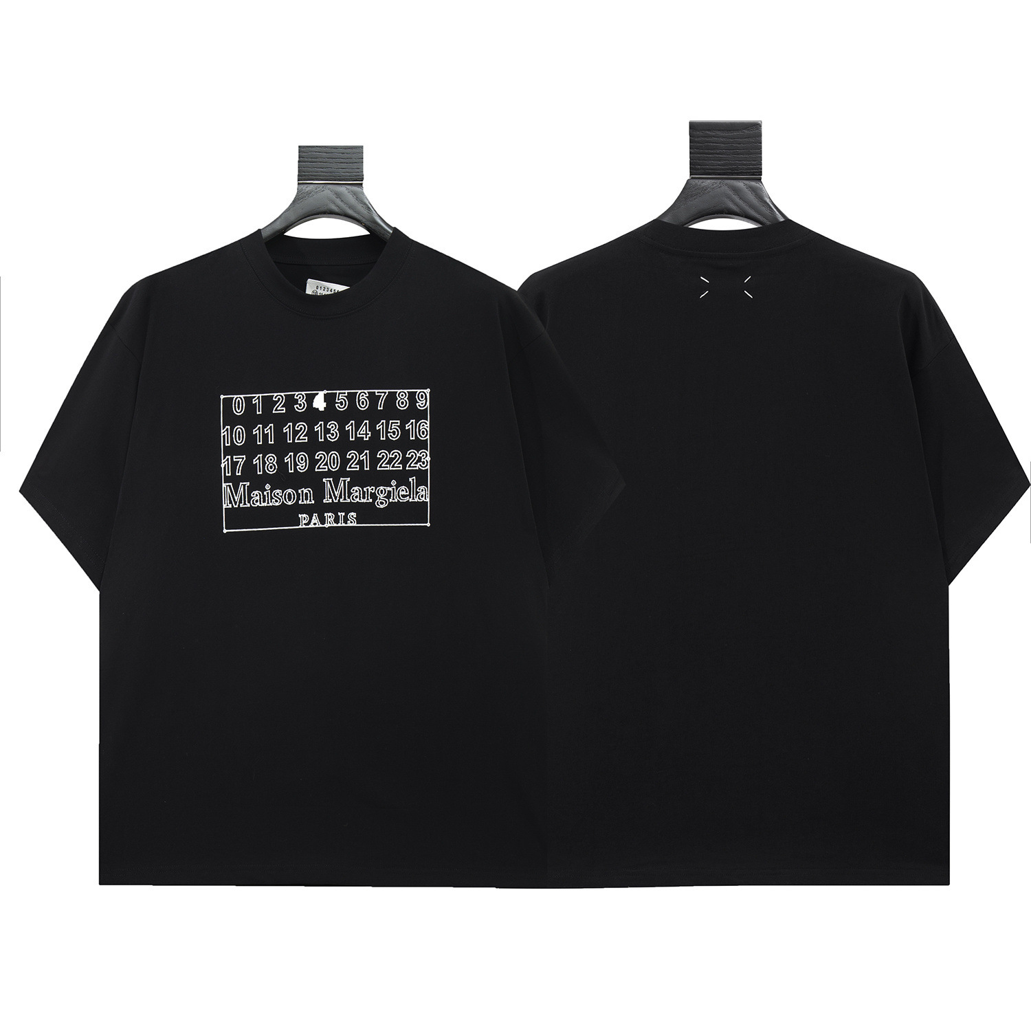 クロスボーダーメゾンマルジェラマジラデジタルプリントMM6純綿高品質男性tシャツ女性半袖潮