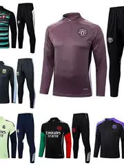 Wholesale 2526 New Model Half-Zip National Team Club Long-Sleeve Football Training Suit Set for Track and Field Outdoor Sports