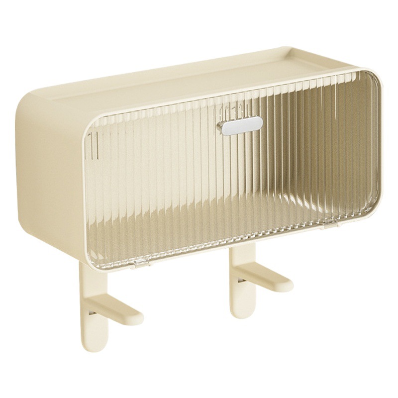 Estante de almacenamiento de inodoro de gran capacidad inodoro multifuncional sin perforaciones montado en la pared suministros de baño caja de almacenamiento