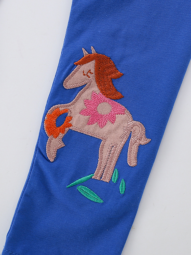 Malwee niñas leggings transfronterizas primavera y otoño nuevos pantalones de cintura elástica para niños pequeños y medianos europeos pantalones casuales para niños image 3