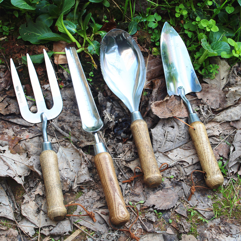 种花园艺工具家用套装小铲子不锈钢铁锹铁铲养花盆栽多肉种植神器