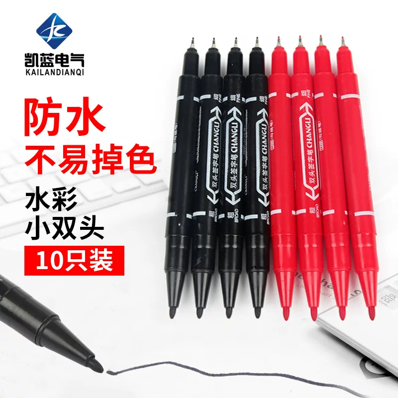Liner painting, water-based pen, black stationery, 10 pieces, wholesale