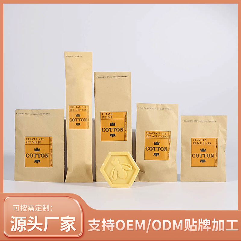 Hoteles, hoteles, aparatos dentales desechables, viajes de negocios, casas de familia, habitaciones, artículos de tocador, papel kraft, cepillos de dientes de lana suave al por mayor