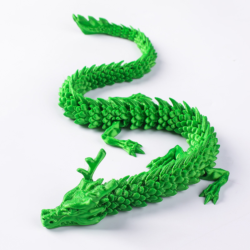 Adorno de Dragón Impreso en 3D de Plástico PLA Descompresivo para Decoración