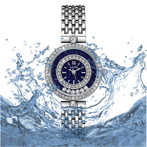 Chennuo brand watches European and American fashion luxury Gypsophila light luxury ladies quartz watch steel band waterproof watch wholesale
