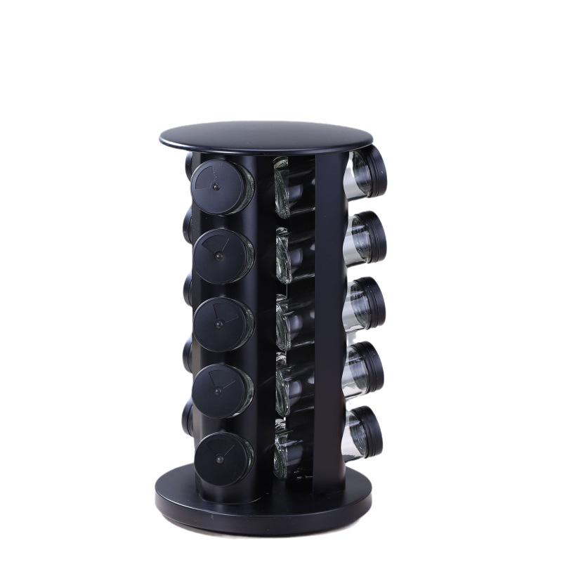 Estante de metal de venta caliente de Amazon Estante de condimento giratorio para cocina Estante de almacenamiento giratorio portátil y duradero