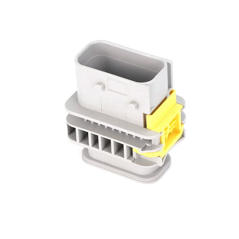 国产 2-1564414-1 Automotive wiring harness connector 12-hole gray waterproof sheath new energy connector