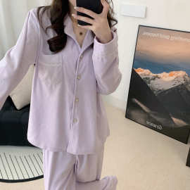 秋冬新款德绒大蝴蝶可爱女睡衣家居服