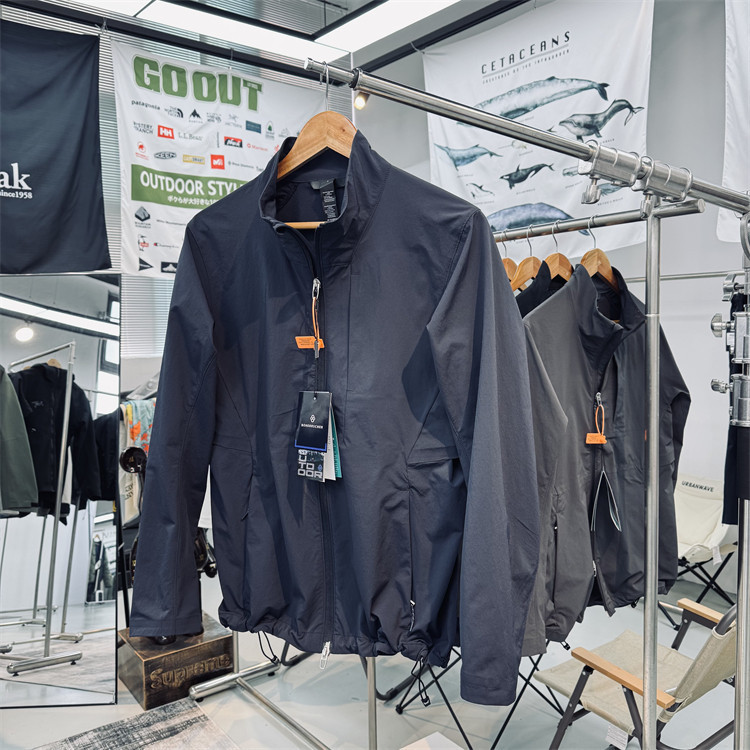 Lu Series Affordable Scratch-Resistant, Wear-Resistant, Water-Repellent Men's Sports Outdoor Casual Commuter Stand-Collar Softshell Jacket