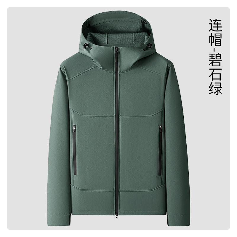 新款工作服工装户外夹克男防风防水运动外套定制连帽软壳冲锋衣女|undefined