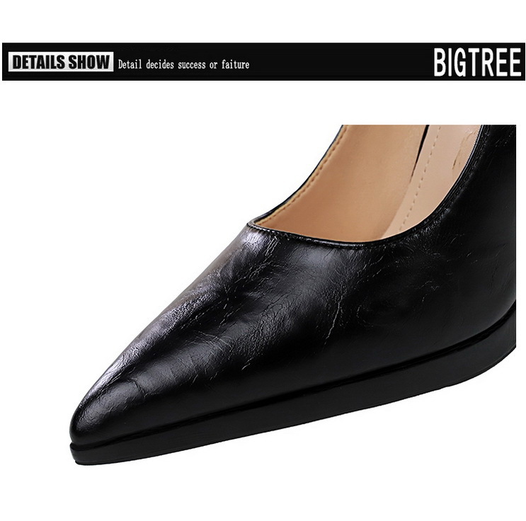 Vintage vízálló platformos magassarkú női, vékony sarkú, sekélyen szárt, hegyes, participő nőknek._voghion.com