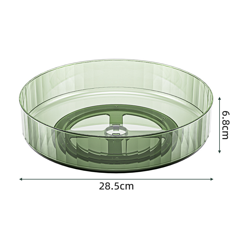 Estante de condimento para el hogar, bandeja giratoria multifuncional para cocina, condimento, salsa de soja, vinagre, almacenamiento de aceite, plato de frutas de alto perfil