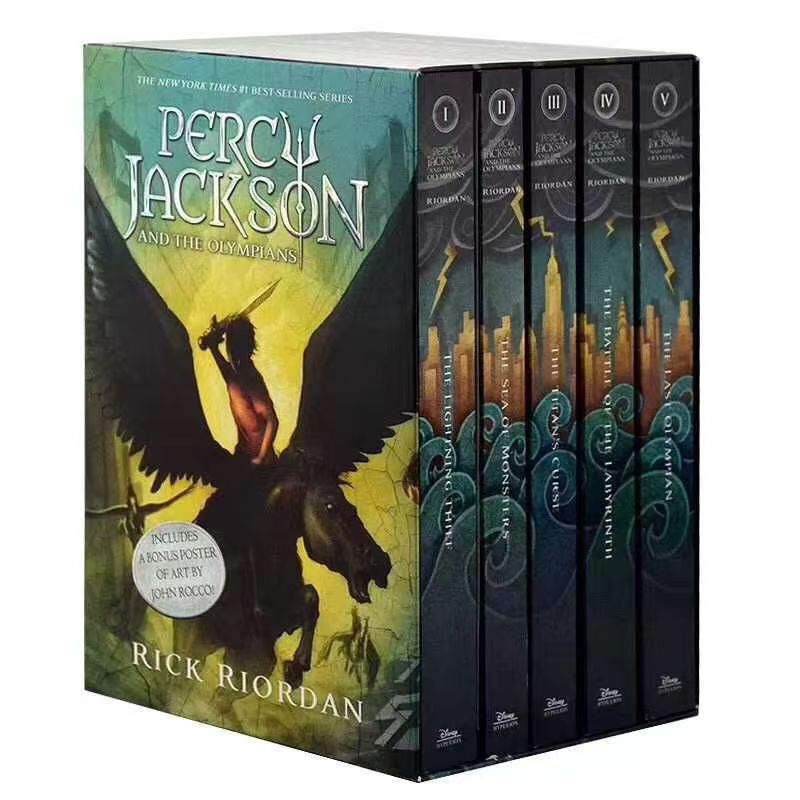 Percy Jackson English Season 1 Five Steps Hd Printed Edition with Gift Box