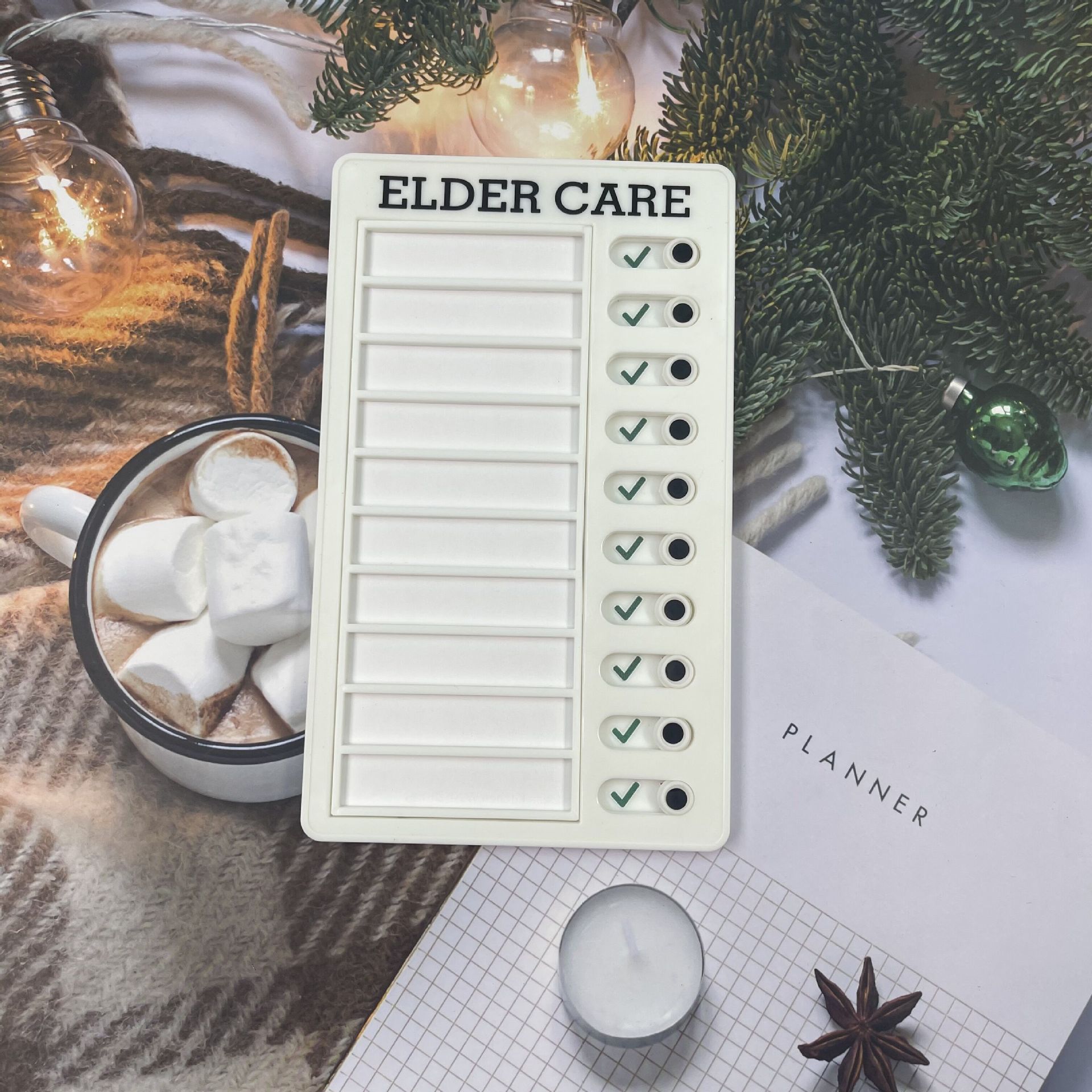 Tarjeta de autodisciplina para niños tablero de mensajes reemplazable Lista de verificación RV Mensaje de nota RV Lista de verificación