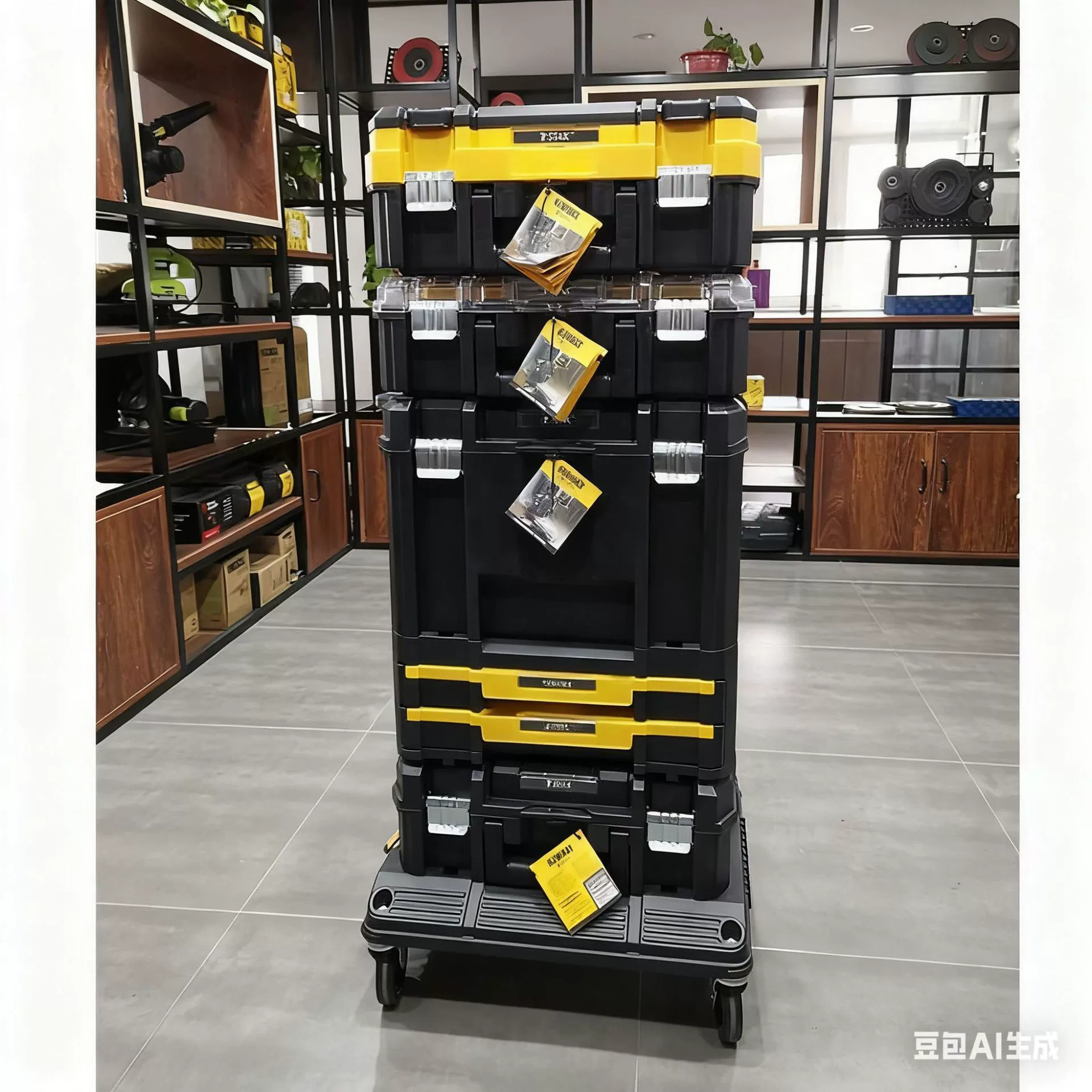 Универсальный переносной ящик для хранения DeWalt, увеличенная толщина