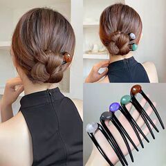 シンプルな髪のヘアピンの気質の丸子の髪のヘアピンの髪の飾りの女性のシンプルなファッションのレトロな宝石のヘアピン