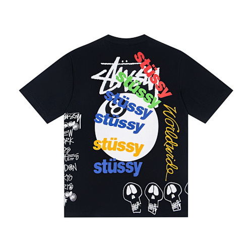 Stussy Nike T-shirt Multi Logo 8 Ball Black
