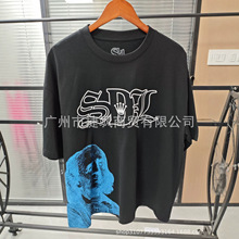 ŷ��������Ʒ�ʳ��ƶ��临��������ĸSDL T-shirt��������Բ��T��