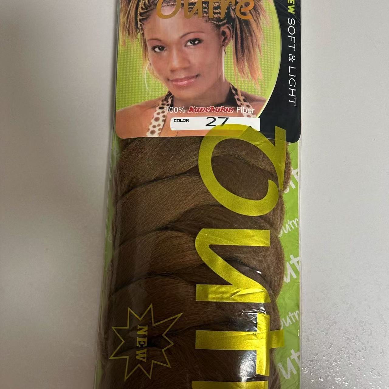 Outre Xpression trenza 82 pulgadas gran pelucca de trenza africana negra pelucca de trenza sucia 165g