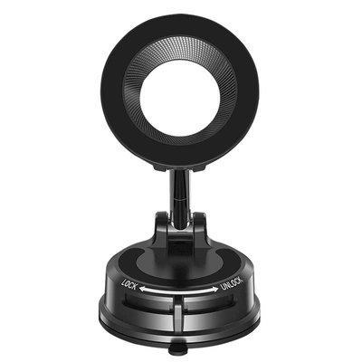 Popular Vacuum-Adhesive Magnetic Car Phone Holder, Foldable Multi-Functional High-End Suction Cup Navigation Holder (Car phone holder) - ml257-comes-in-a-box