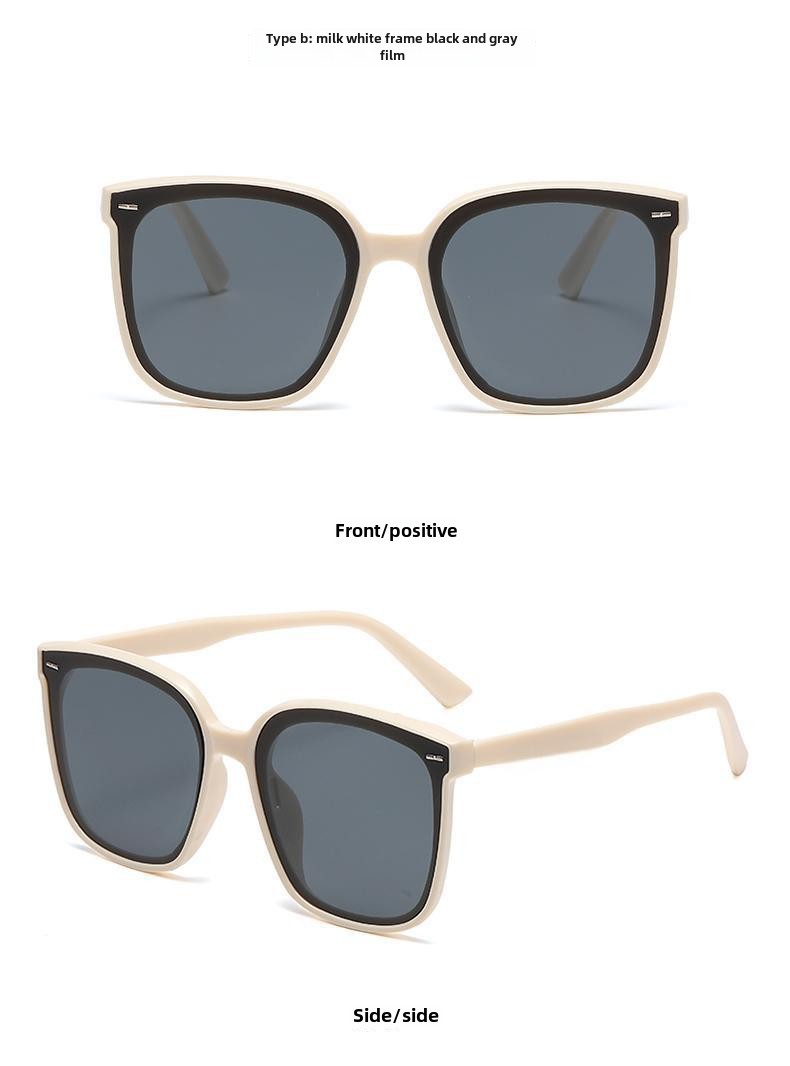 New Sunglasses Women's Sunglasses 808 Fashion Square Frame Sunglasses K-style Versatile Square Popular Glasses Stylish in_voghion.com