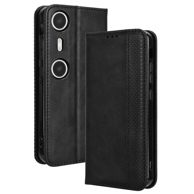 Suitable For XReal Beam Pro Phone Case, Retro Magnetic Wallet Style, Flip Cover With Card Slot, Anti-drop Protective_voghion.com