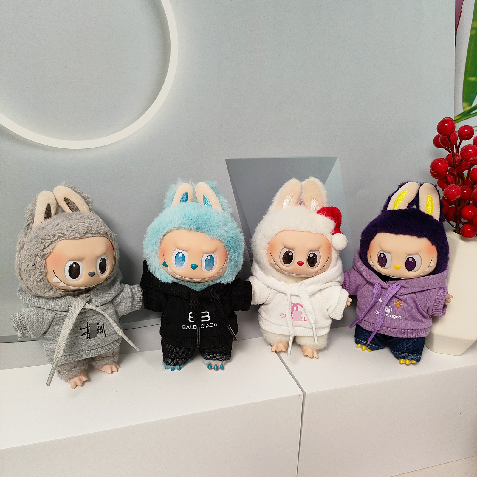 17cm Labubu First Generation, Second Generation and Third Generation Universal Baby Clothes and Sweatshirts