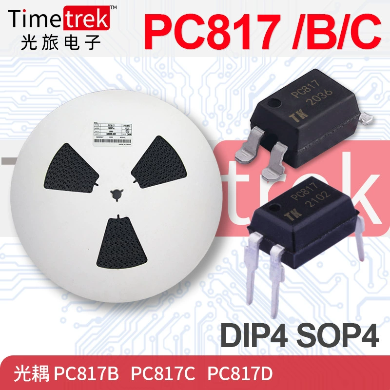 Оптопара Timetrek PC817 BPC817B EL817B/C SOP4 DIP4 SMD4