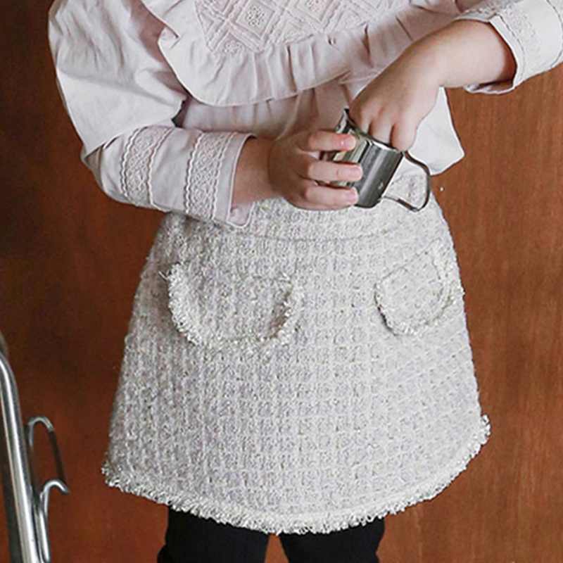 Spring Strawberry Shan Korean Children's Clothing Girls Little Fragrant Lady Short Skirts And Skirts In Stock