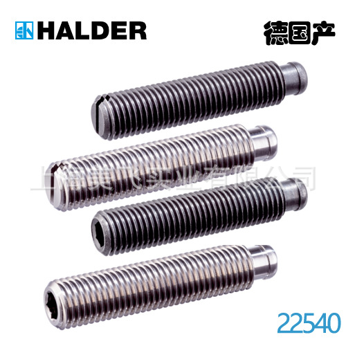 EH22540脚座螺丝DIN6332有推力点型式S德国HALDER