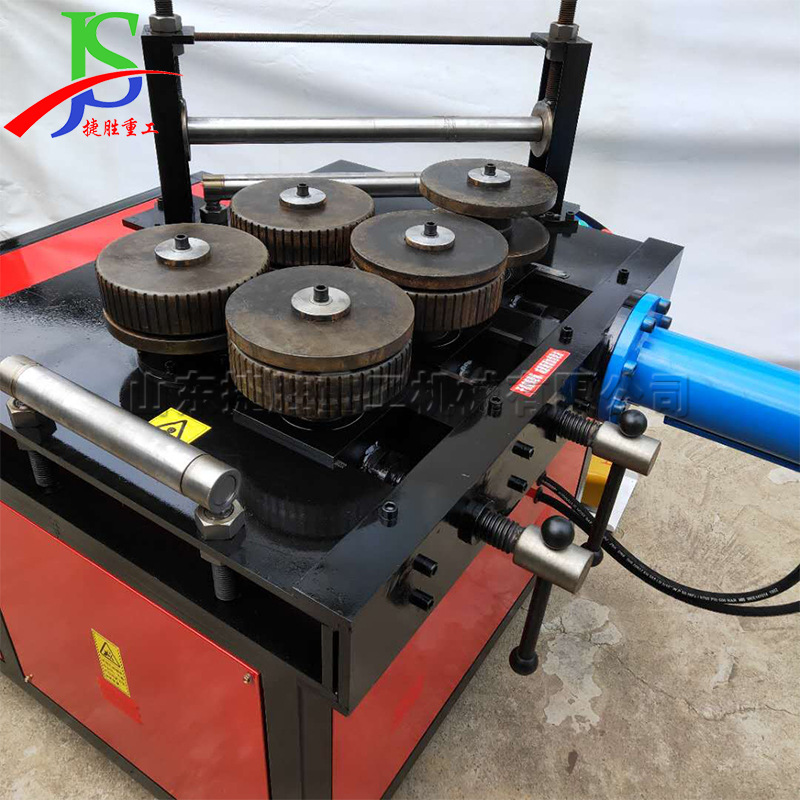 máquina circular de bobina de ángulo de acero horizontal hidráulica máquina circular de arco de bobina de ángulo de acero integral enrollamiento interno y externo parte estructural del esqueleto del túnel del puente
