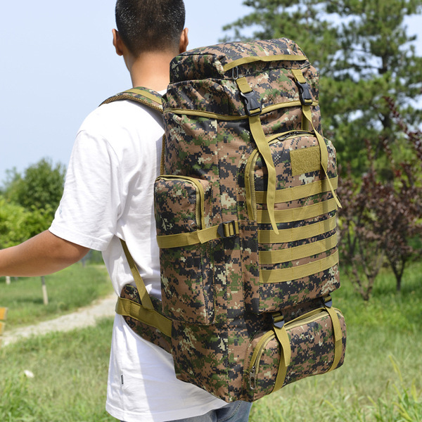 waterproof capacious camouflage backpack