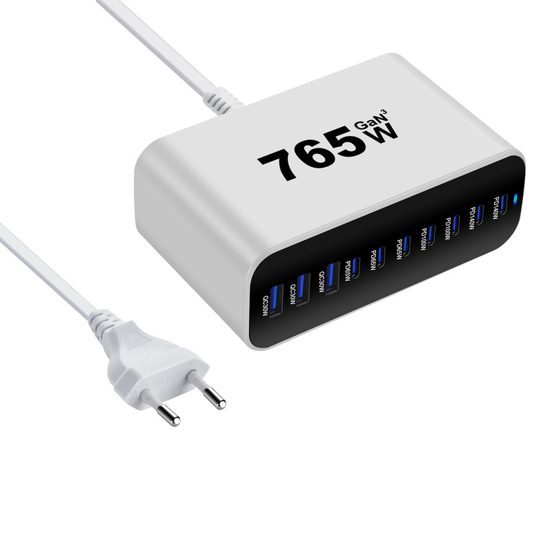 新款800W氮化镓桌面充 跨境专供800W多口PD充电器 800W澳规适配器|undefined