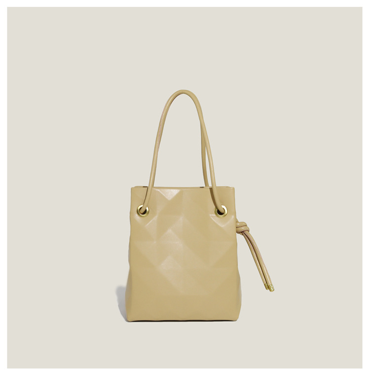 Wholesale Accessories Solid Colora Lingge Large-capacity Bucket Bag Nihaojewelry display picture 17