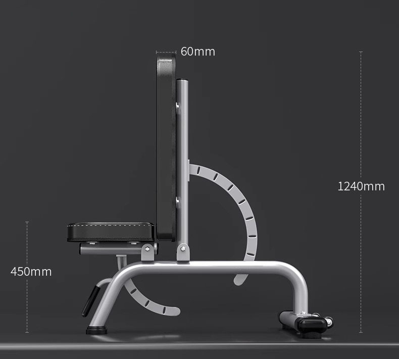 Taburete con mancuernas multifuncional, taburete de banca con barra comercial para el hogar, gimnasio ajustable, cintura y abdomen, equipo de fitness deportivo