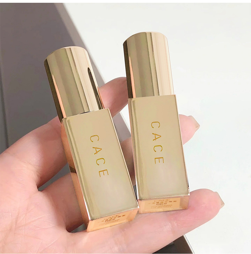 CACE Little Gold Tube Matte Lip Paste Soft, misty and smooth, low-saturation milk coffee versatile color, natural whitening makeup wholesale undefined