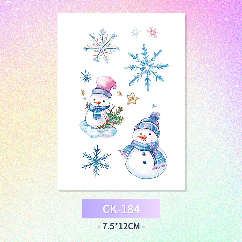 Glitter mariposa cara pegatinas tatuaje pegatinas hadas lavable impermeable de larga duración lindo unicornio ciervo Luna Estrella Planeta