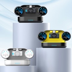 S3コードレスクリップマイクボタンマグネット式アウトドアライブ携帯電話撮影専用クリップマイク