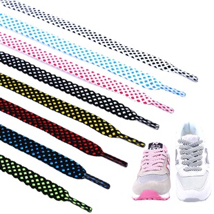 in stock wholesale double grain sports shoelaces flat canvas shoelaces Air Force One basketball shoelaces wholesale black and white color