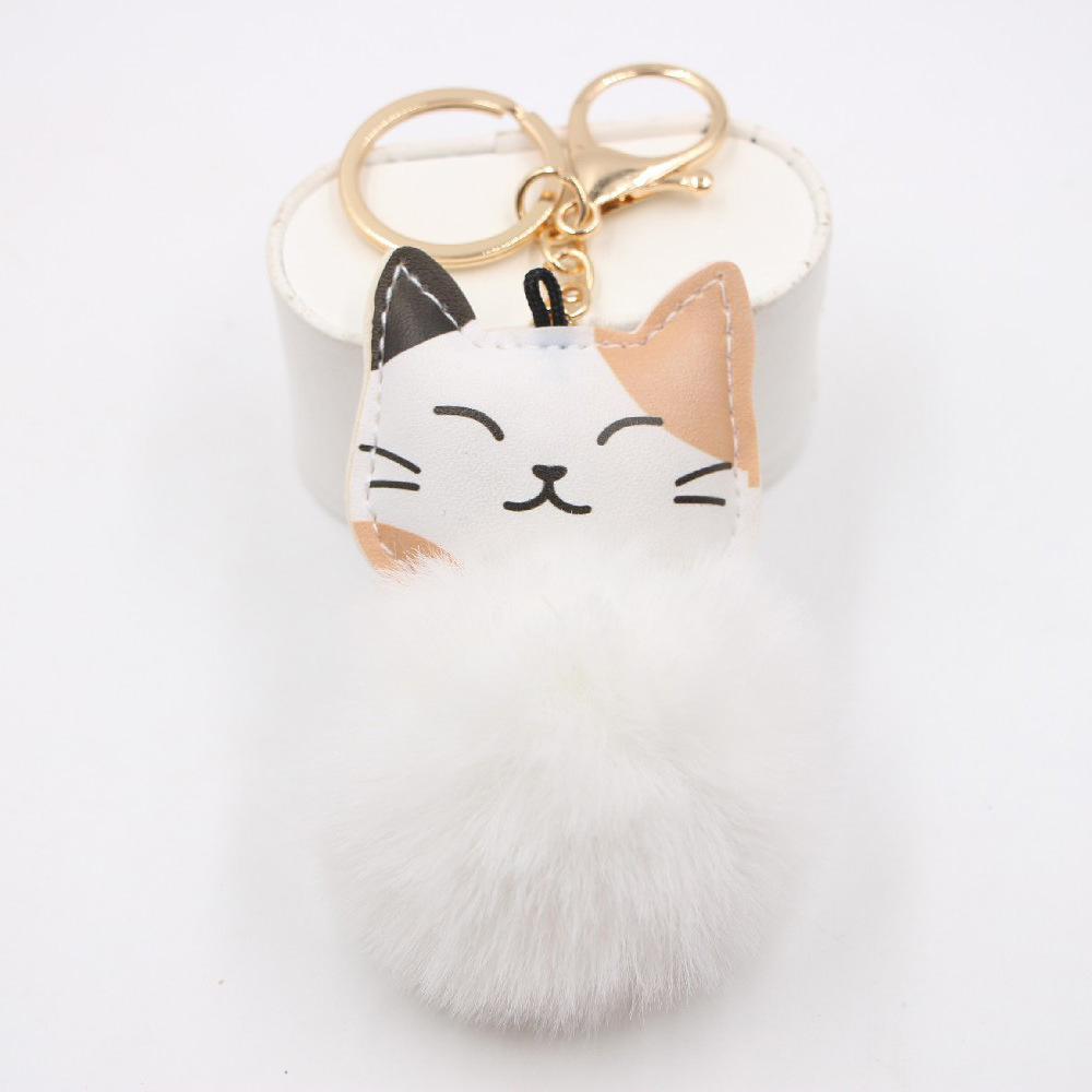 Lindo Gatito Llavero Colgante School Bag Purse Plush Pendant Jewelry display picture 8