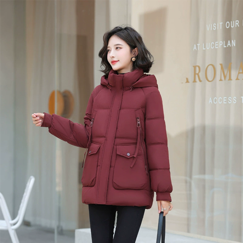 Зимняя хлопчатобумажная одежда мамы зимняя средняя длинная новая одежда среднего и пожилого возраста