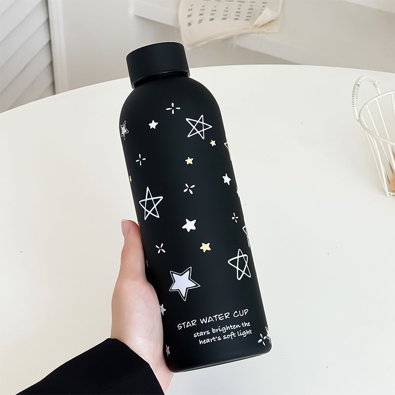 新しいスターナロー口魔法瓶カップ、ポータブル冷水カップ、大容量アメリカンコーヒーカップ、ステンレス製カーカップ|undefined
