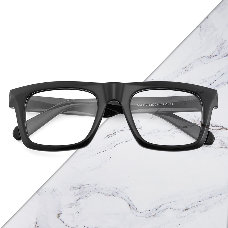 2024 new pattern European style square senior board glasses myopia optics glasses GL6610