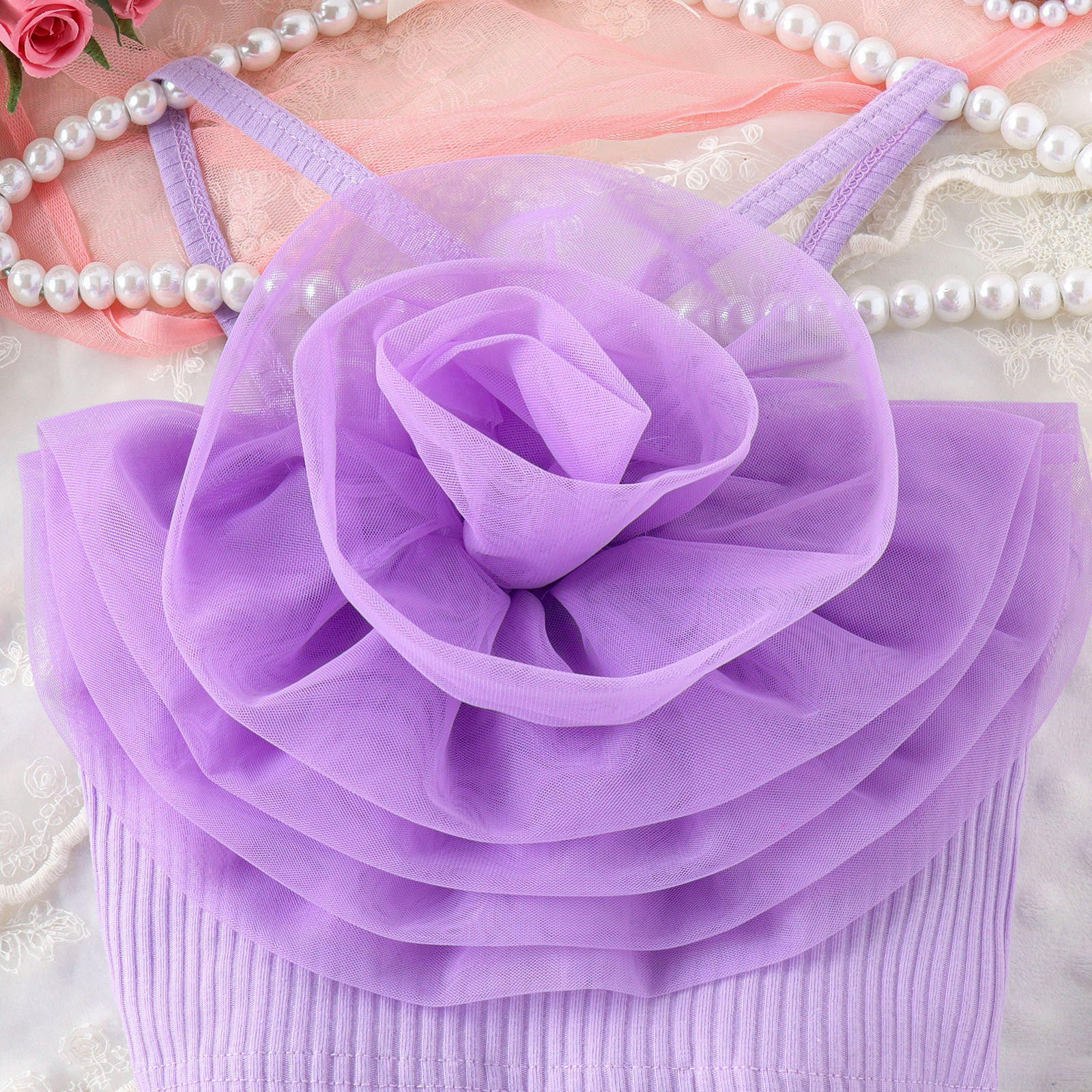 166g Weight Kids Clothing Sets Children's Clothing Type Sleeveless Sleeve Length Cotton Fabric Type Pants Sets Sets Type 2 Pieces Set Quantity Casual, Daily Occasion Collarless Neckline Regular Fit Fit Type Flower Pattern Summer Season Girl'S Gender Elegant Style Elegant Flower Cotton Girls Clothing Sets 7