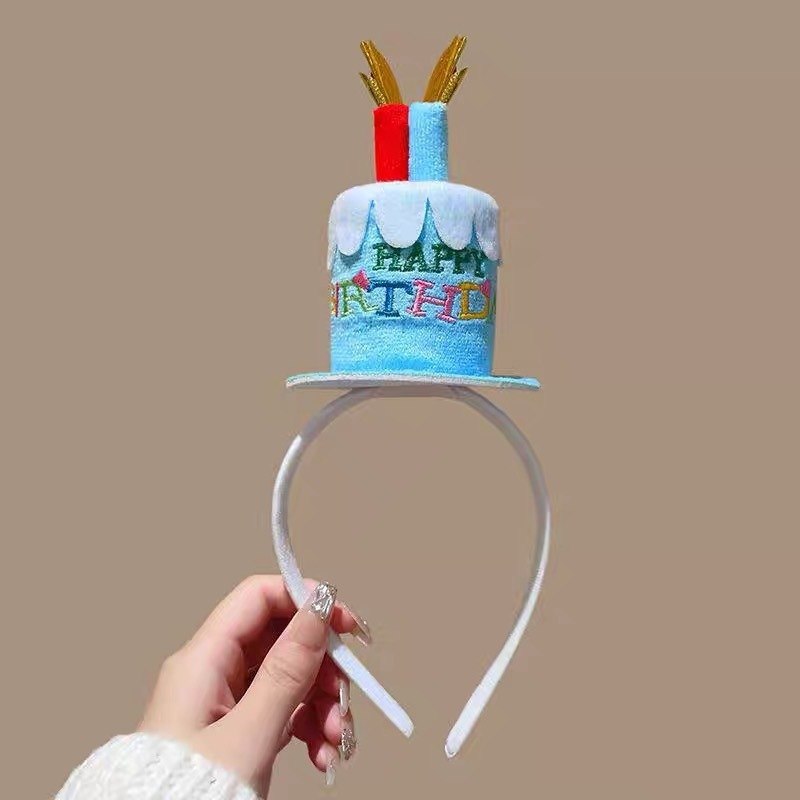 小女孩生日帽子皇冠发箍女童樱桃蛋糕头箍儿童公主风网红洋气头饰|undefined